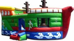 26 Foot Pirate Ship w/ Inside Dry Slide 26 Foot Pirate Ship w/ Inside Dry Slide